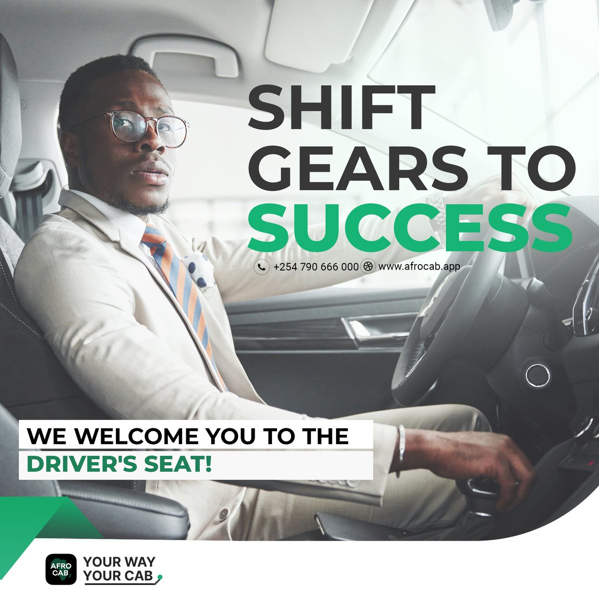 afro_cab's tweet photo. 🚖 Shift Gears to Success – Afro Cab Welcomes You to the Driver's Seat!
Your journey to prosperity begins with Afro Cab. Take the wheel of opportunity and start your engine of success today! 📈
#DriveWithAfrocab https://t.co/Pn31lSQW9S