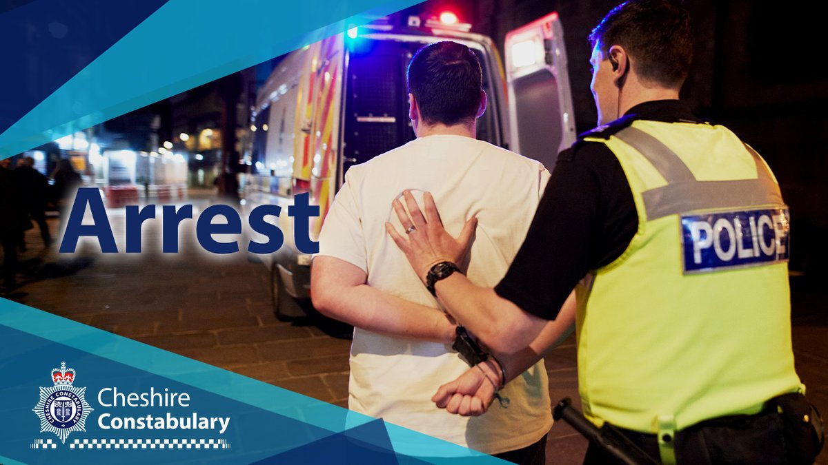 NEWS | A wanted man has been arrested following a police operation in Crewe.

The 36-year-old was arrested in the Hungerford Road area on Sunday 8 October. He was arrested on suspicion of conspiracy to posses a firearm.

For more details visit orlo.uk/LFKWq