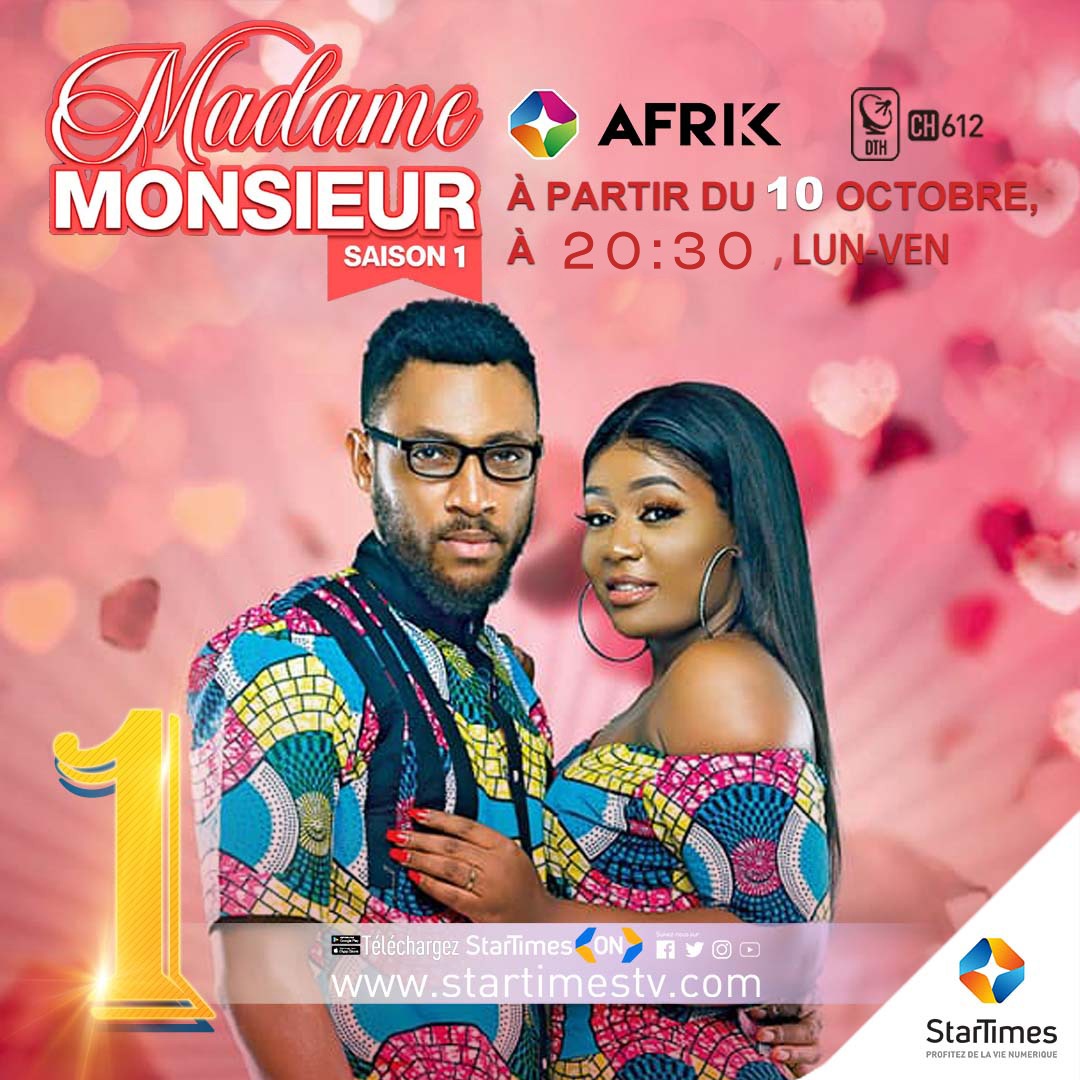 Startimes Rwanda Ne manquez pas le nouveau film MADAME MONSIEUR à partir du 10 octobre ...