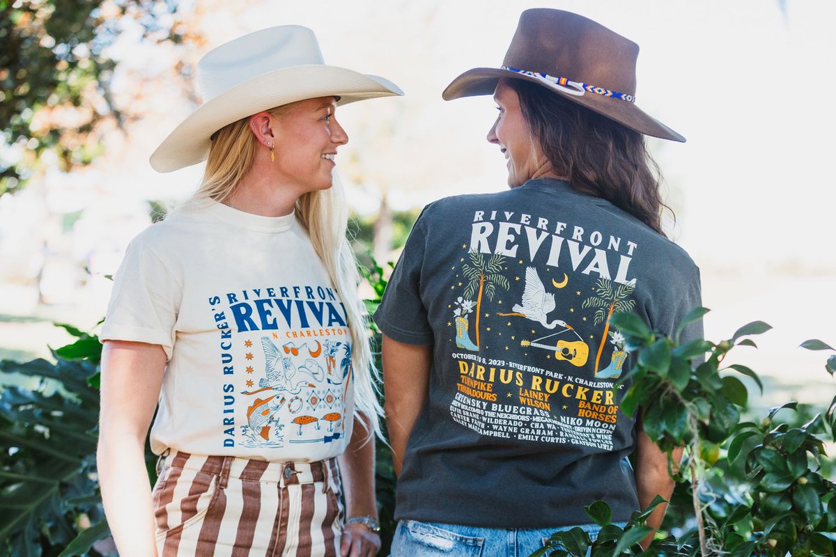 The perfect keepsake! Head over to the merch tent and grab your #RiverfrontRevival swag before it's too late! 📷: @corawagoner