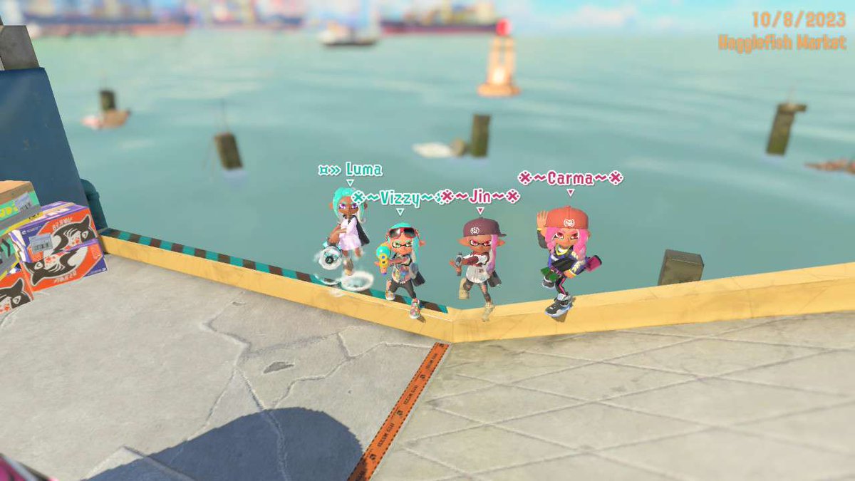 Shine_Splat's tweet photo. In LUTI week 1 we defied chat's expectation and beat Gravity 5-3 
@Vizzy38356197 The most humble GOAT
@cc_firefox The new Captain
@J1n_555 Biggest weapon pool and only played Zap and Tri
and @luma_duma Our bp tryout https://t.co/VBsJFOkybQ