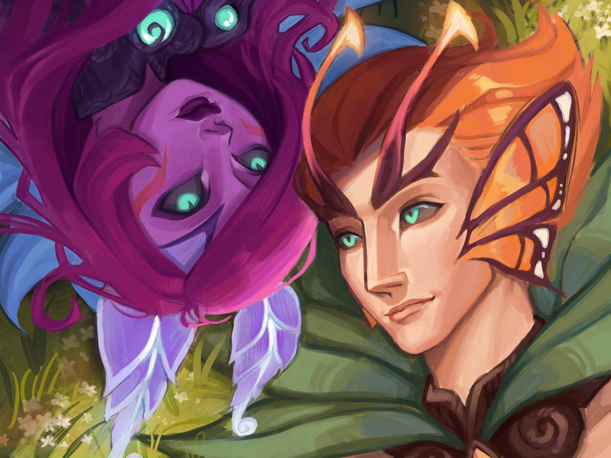 K1SM3Tz's tweet photo. Elderwood xayah and rakan https://t.co/OJpAjf5C8i