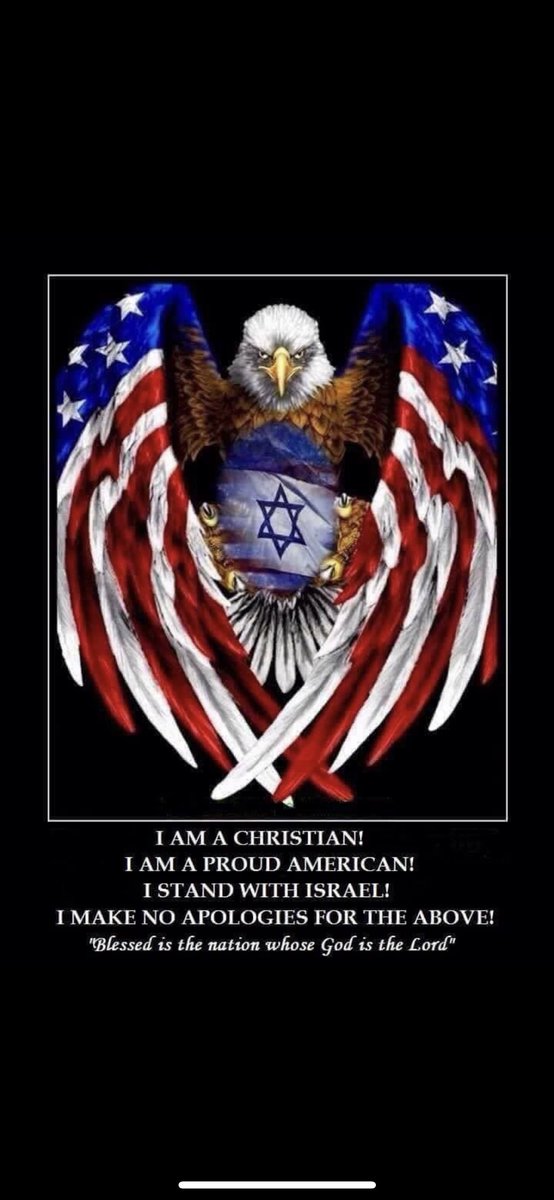 I stand with Israel!💗🇮🇱