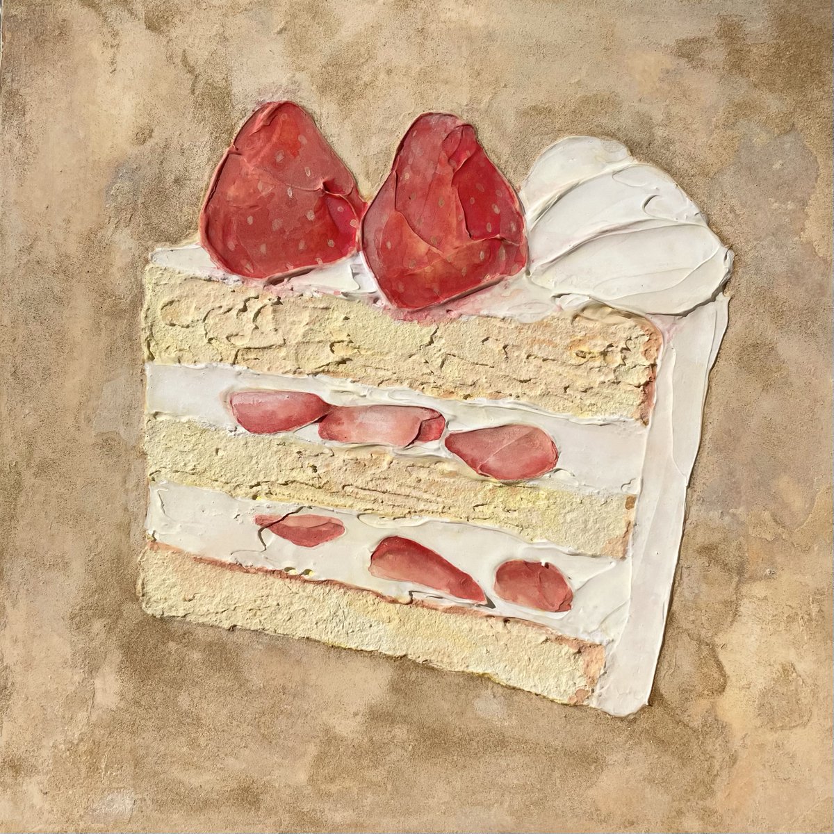 「I love shortcake!! :)」|𝓝𝓪𝓽𝓼𝓾𝓶𝓲🍓Natsumi Takahashiのイラスト