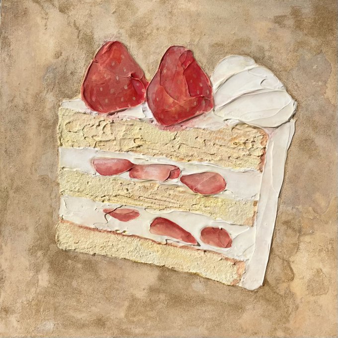 「cake slice cream」 illustration images(Latest)