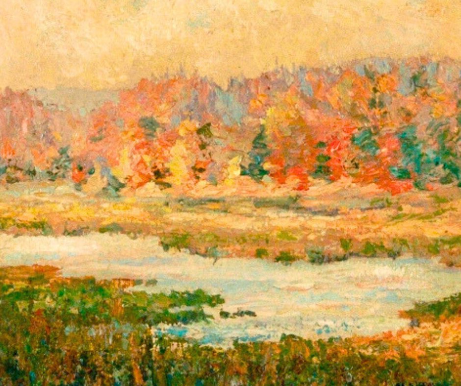 visitpama's tweet photo. Wishing you all a happy #Thanksgiving! 🍂

Stuart Clifford Shaw, Canadian (1896-1970), Above Erindale Dam, n.d., oil on board

#CommunityForLife #PeelRegion #ArtGallery #CanadianArtGallery #CanadianArtist #FallVibes #AutumnVibes https://t.co/EA4FQGwUW6
