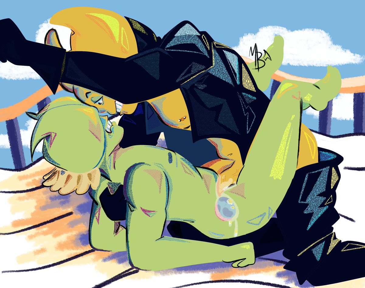 Draw4FunNSFW's tweet photo. una comisión que acabo de terminar 
Wayne y Dedusmuln de Hylics
#nsfwtw #hylics #inflation #hylics2 https://t.co/kq4p0dLSEc