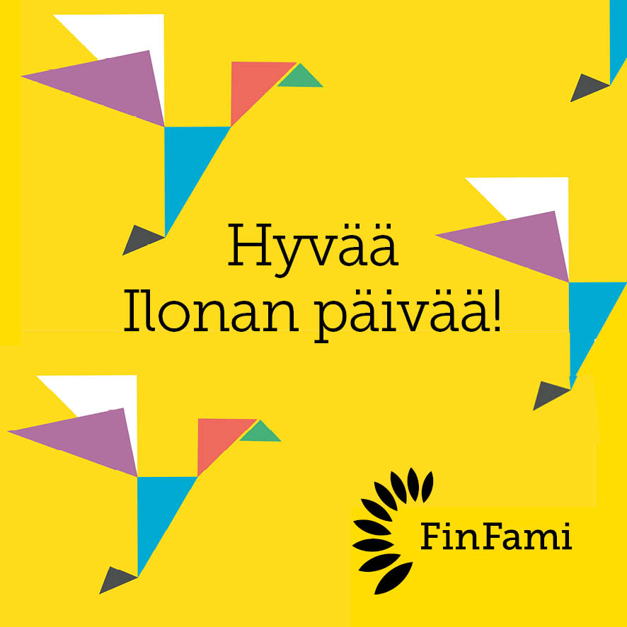 FinFami_omaiset's tweet photo. Hyvää valtakunnallista mielenterveysomaisten päivää eli Ilonan päivää! 💛 Päivän aikana tuomme näkyväksi mielenterveysomaisten tilannetta ja tuen tarvetta. Tänä vuonna teemana on työn ja kuormittavan läheistilanteen yhteensovittaminen. #mielenterveysomaiset #finfami #ilonanpäivä https://t.co/Ueq6EFZ05G