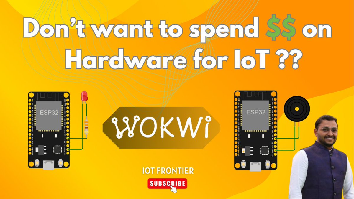 hariharnath's tweet photo. Are you looking for a fast and easy way to prototype and test your IoT projects without buying any hardware or installing any software?
If yes, then you should check out latest video : https://t.co/UqYWJZKtEa
#Wokwi #Esp32 #IoT #IoTFrontier #simulation @WokwiMakes https://t.co/fH2xDlCirj