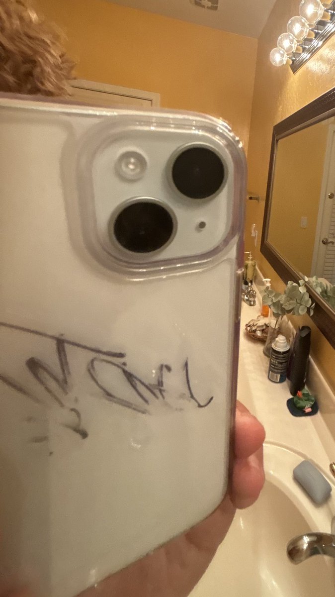 Soooo, this happened today.  Not only was Evan able to see his favorite player, <a href="/_GDortch/">Greg Dortch</a> as he went into the locker room, Dortch came up to him and signed his phone case.  It ended up smearing later…😔 🤦🏼‍♀️ but it is still an amazing memory for Evan.  Thank you, <a href="/_GDortch/">Greg Dortch</a> ❤️