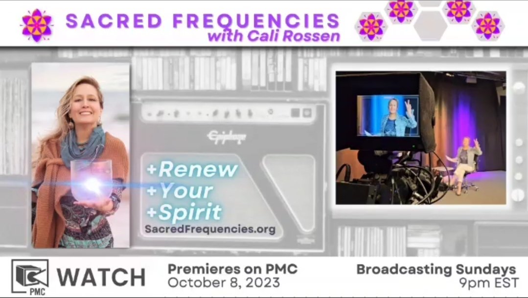 Sacred Frequencies, debut episode airing now.  30 minutes to reset &amp; restore your nervous system.  Lay back, close your eyes... and journey within.
reflect-pmc-me.cablecast.tv/CablecastPubli…