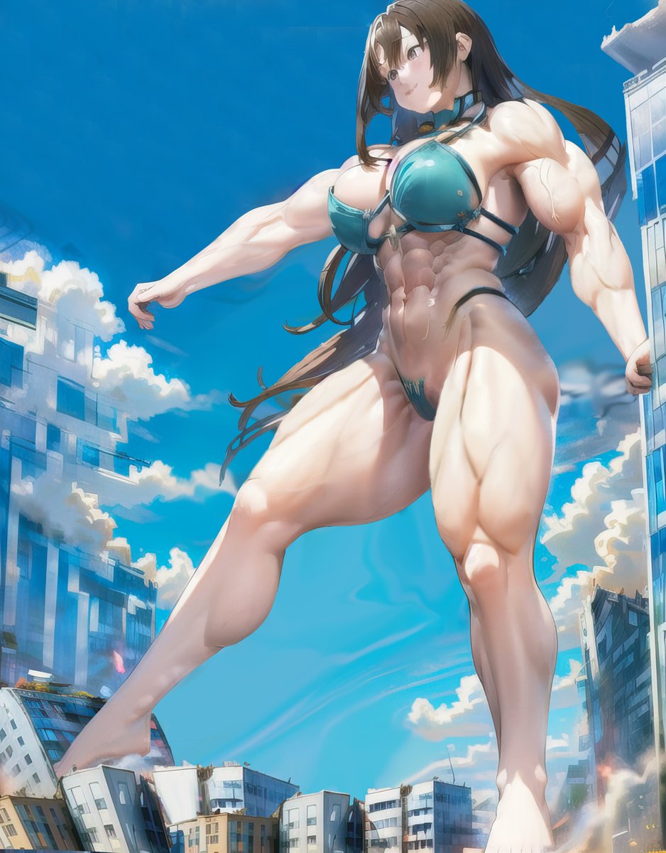collectgts's tweet photo. #StableDiffusion #giantess #sizetwitter #巨大娘 #サイズフェチ
#AI美少女
#水着美女 #beautifulgirl #Swimsuit
#musclegirl #fitnessgirl #musclegiantess
#AIイラスト #anime #animegirl https://t.co/V2XWjiv1aL