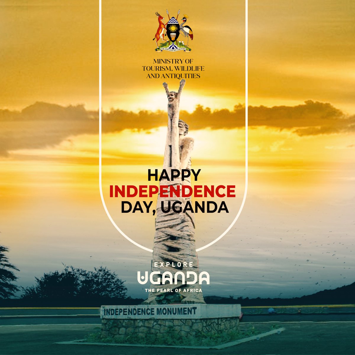 MTWAUganda's tweet photo. Happy 61st Independence Celebrations Uganda. We treasure you all for holding this Country's sovereignty in high regard! @ExploreUganda The Pearl of Africa! 🇺🇬 @UWEC_EntebbeZoo @ugwildlife @UgTourismBoard @uhttijinja @UwrtiI @ugandamuseums @mugarra @cedp_uganda https://t.co/uI3rdAezMx