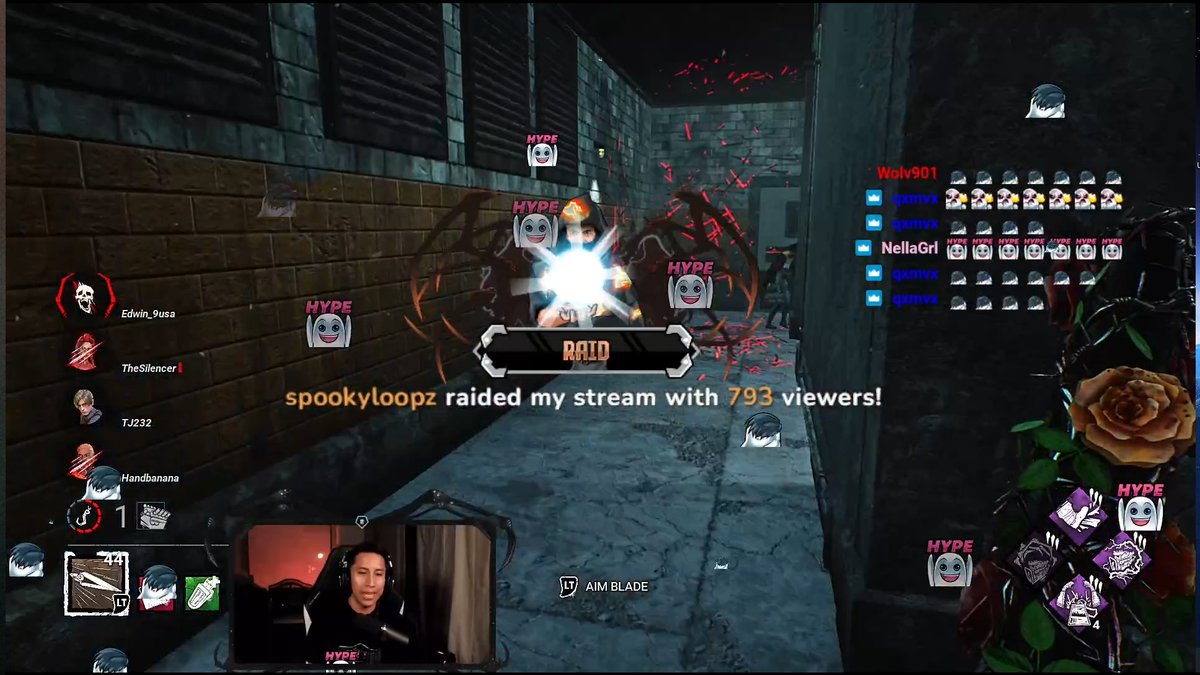 Finally hit a P100 on my first survivor Nea on DBD! All my hours &amp; high prestige's are usually killer, so it took me a milestone for survivor. Also very appreciative for <a href="/SpookyLoopz/">SpookyLoopz</a> raid last night, thank so you brotha, much love to you and the kind community❤️ #dbd