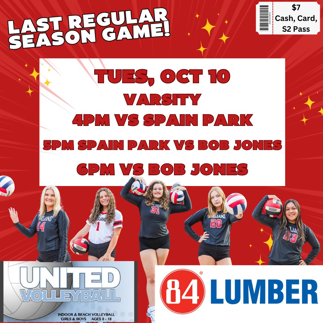 HGHSVBall's tweet photo. Join us Tuesday for the last regular season game of 2023! https://t.co/lfVWIU7SJv