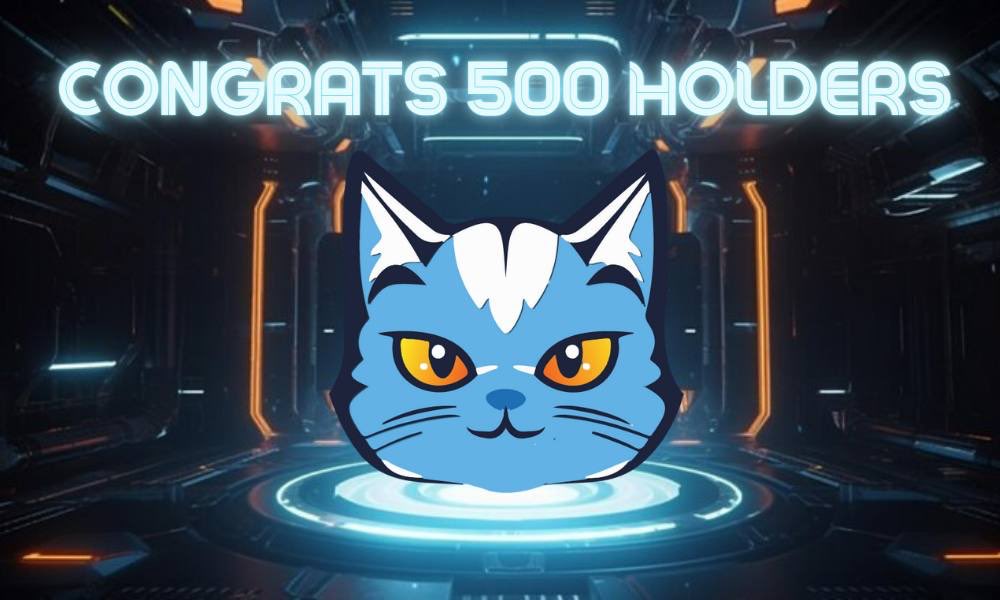 Katcoin_eth's tweet photo. $KATS has 500+ strong holders. 

As we grow I think that’s a 
Kat-tastic start https://t.co/N2Knhi99LH