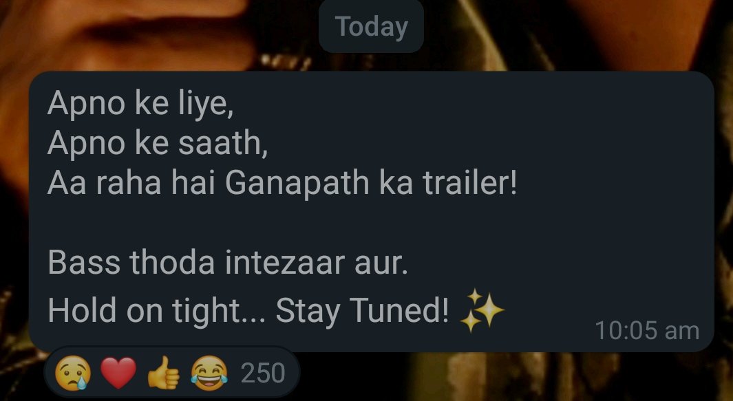 Sha77718's tweet photo. Waiting for this 🫶❤️
@iTIGERSHROFF @kritisanon https://t.co/FCirnDrEKV