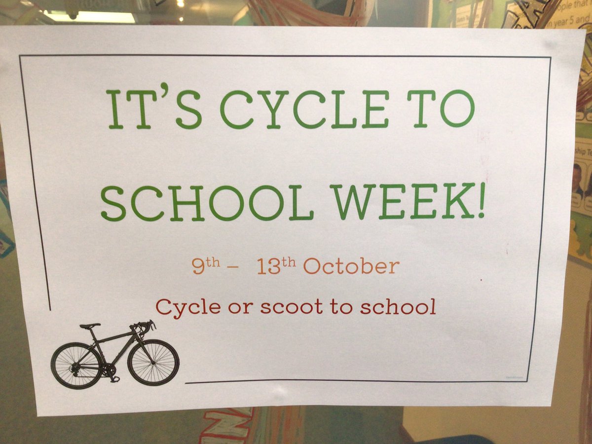 Don’t forget it’s JSL’s first cycle to school week!