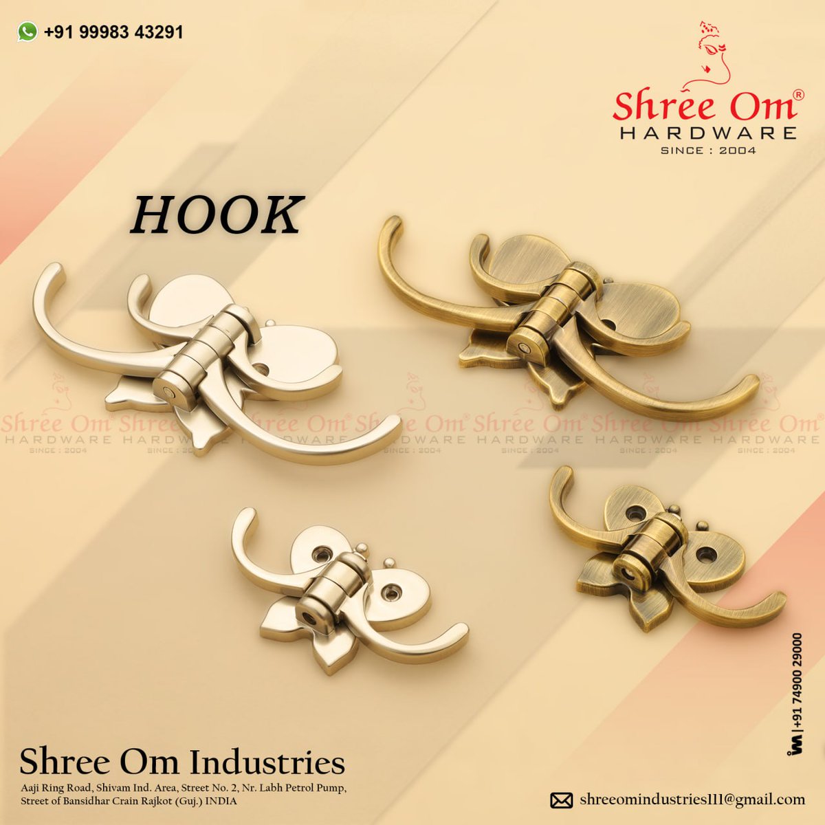 ibais_hardware's tweet photo. Shree Om Industries - Rajkot

For enquiry via WhatsApp click:
https://t.co/c0fvROjIMH

Mr. Alpesh Barasiya- 99983 43291
#khutihardware #towerbolt #kitchenjali #towelrack #curtainbracket #khutihardware #doormagnet #glassstud #sofaleg 
.
@IBAISMEDIA https://t.co/CjTudsLraV