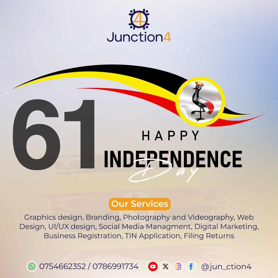 Happy Independence Day 
#happyindependence  #UgandaAt61 #IndependenceDay