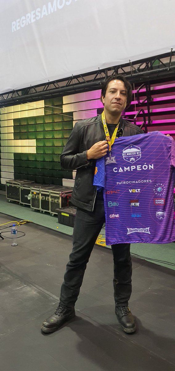 Campeón de KofXV en el #thunderstruck 2023 si se pudo muchas gracias a todos los que me apoyaron "<