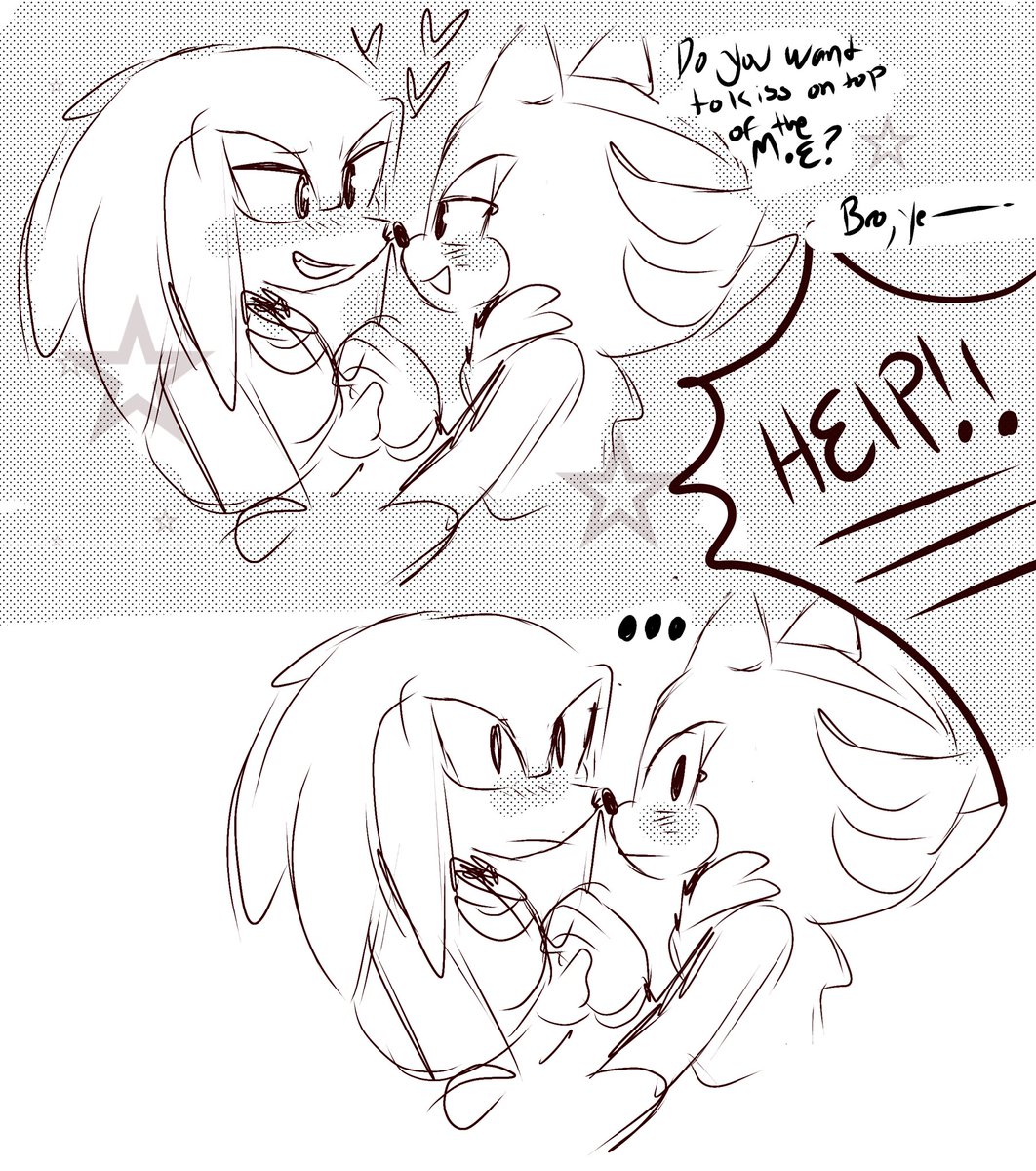 Lucía Ship Art!🇦🇷 on X: HC Sonadow: Shadow likes Sonic's