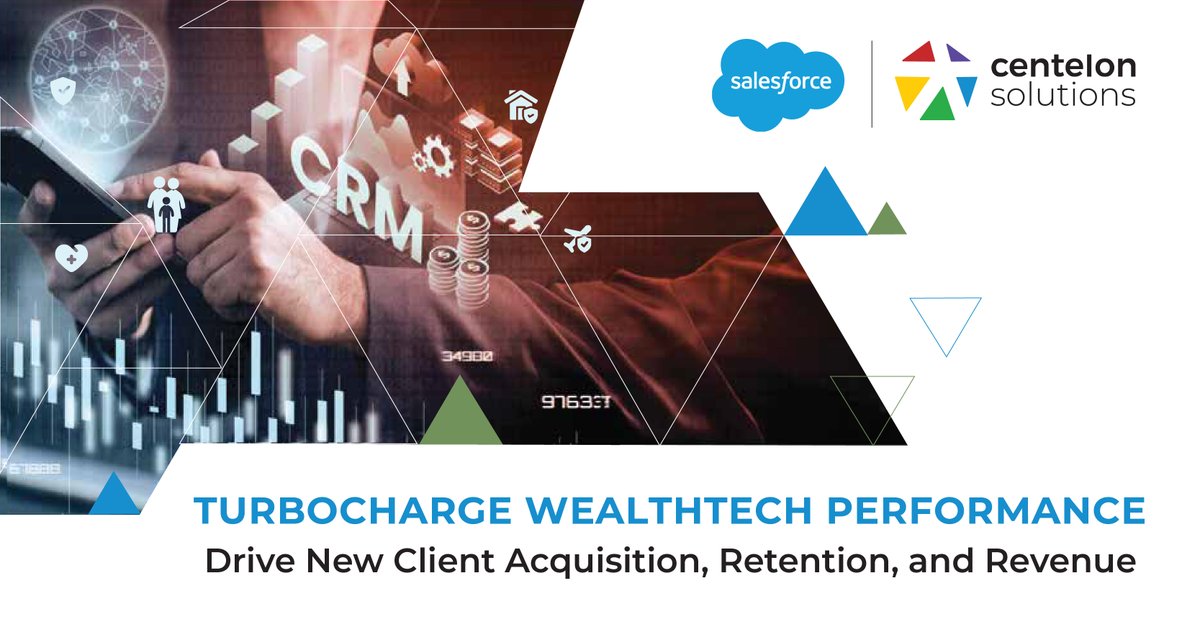 Centelon_ltd's tweet image. Elevate your #WealthTech excellence with Centelon Solutions&apos; Salesforce expertise. We offer task automation, data centralization, real-time insights, enhanced communication, compliance assurance &amp;amp; efficiency optimization.

Learn more: centelonsolutions.com/brochures/crm-…

#salesforcesolutions