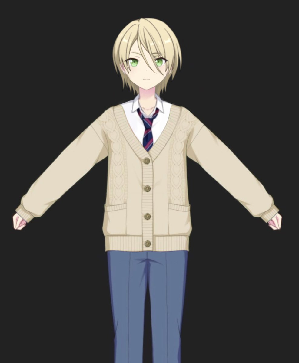 aluukaz's tweet image. pjsk leaks////

OMG GUYS LOOK AT THE NEW PROJECT SEKAI NPC?????? APPARENTLY HES AN IDOL LIKE MMJ…. MAYBE THERES A RIVALRY.??