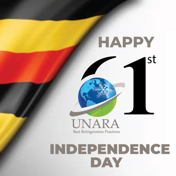 09th October 2023, Happy Independence Day, Uganda! Best wishes from UNARA.
Through Best Refrigeration and Air Conditioning Practices, let us build our Nation.