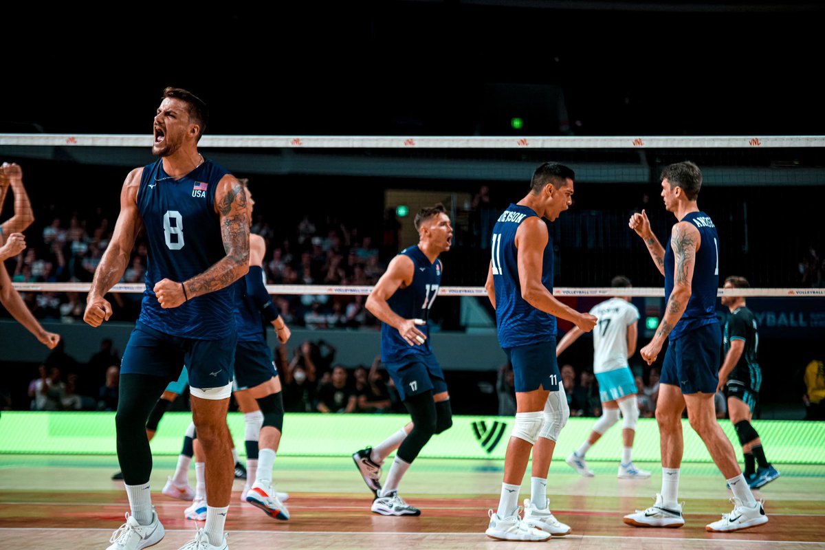 i’ve been a zombie this week watching the games, but could not be happier to see the usav mnt go undefeated 🥳

never in doubt - can’t wait to watch these guys compete in paris