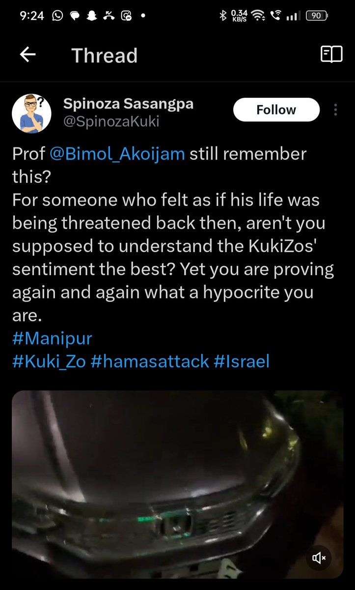 Bimol_Akoijam's tweet photo. "Still remember this?... aren't you supposed to understand the KukiZos' sentiment the best? Yet you are..."! 

What a veiled threat!? You are special my dear! https://t.co/tImYY2TY5m