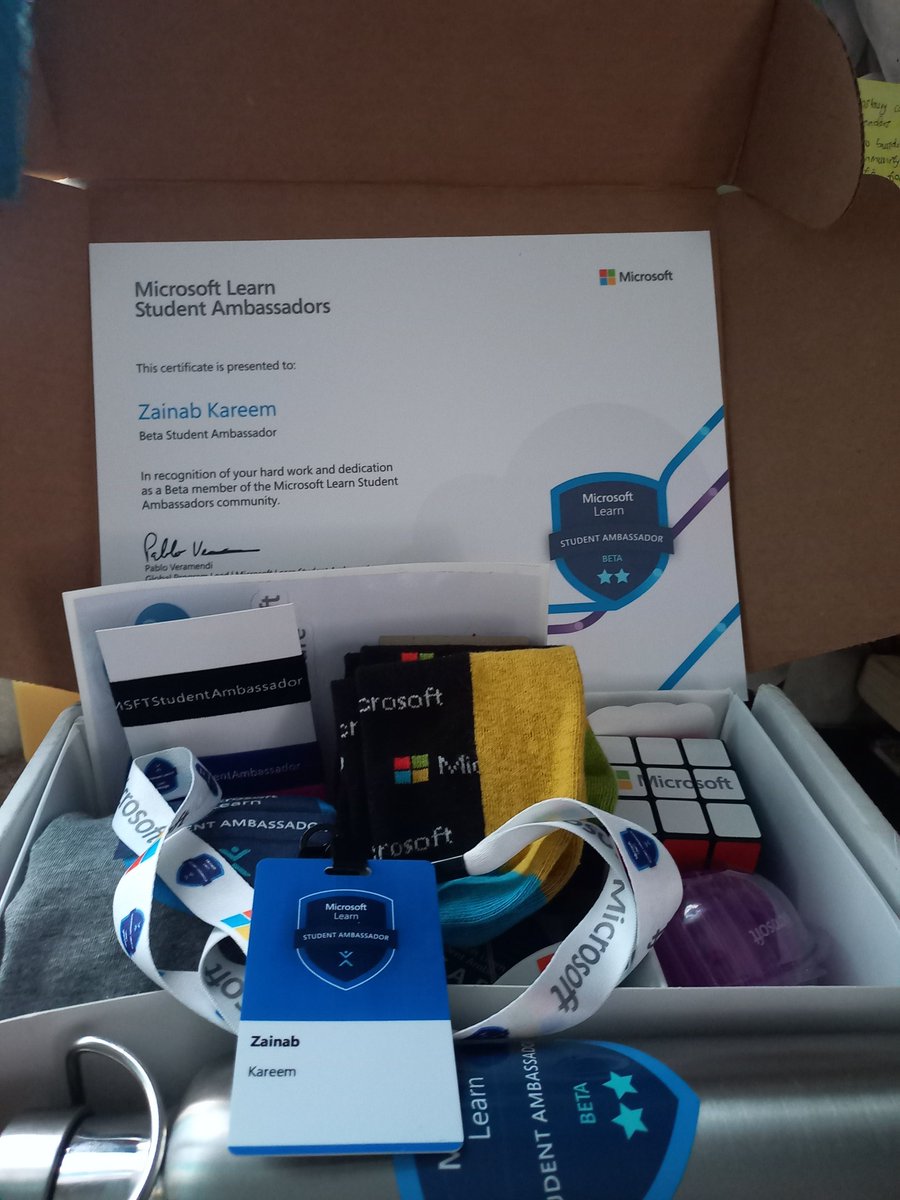 TheZaynabKareem's tweet photo. Just received an advancement package as a Beta Ambassador! 🎉 Grateful for the opportunity to be part of this exciting journey. Thank you to everyone who has been a part of it! #BetaAmbassador #MilestoneAchievement #ExcitingOpportunities https://t.co/vFTXDmL5vm