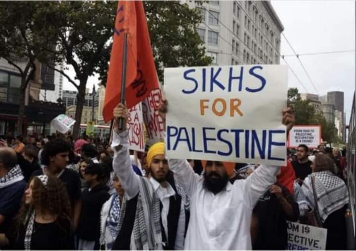 Gabbar0099's tweet photo. Sikhs for Palestine 🇵🇸 https://t.co/W0m0zJtnkP