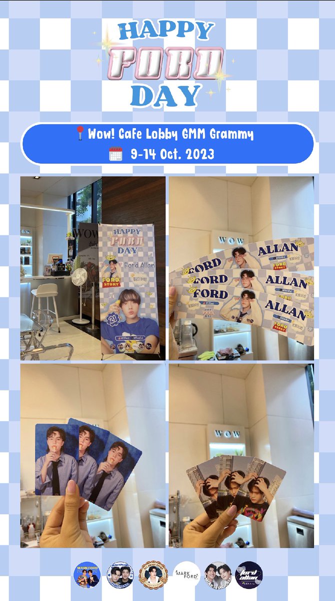 markford_id's tweet photo. ‼️𝐓𝐎𝐃𝐀𝐘 ‼️

#FFordBDProject2023 ✨
📍 𝑾𝒐𝒘! 𝑪𝒂𝒇𝒆 𝑳𝒐𝒃𝒃𝒚 𝑮𝑴𝑴 𝑮𝒓𝒂𝒎𝒎𝒚
🗓️  9-14 𝑶𝒄𝒕.
⏰ 9𝒂𝒎-6𝒑𝒎
*limited to 200 copies only (cupsleeve &amp; photocard)
*admins will not be there, but anyone can go 
*tag us when you take a picture

 #FordAllan #Comfordzone💙 https://t.co/NA8JcHnGTS