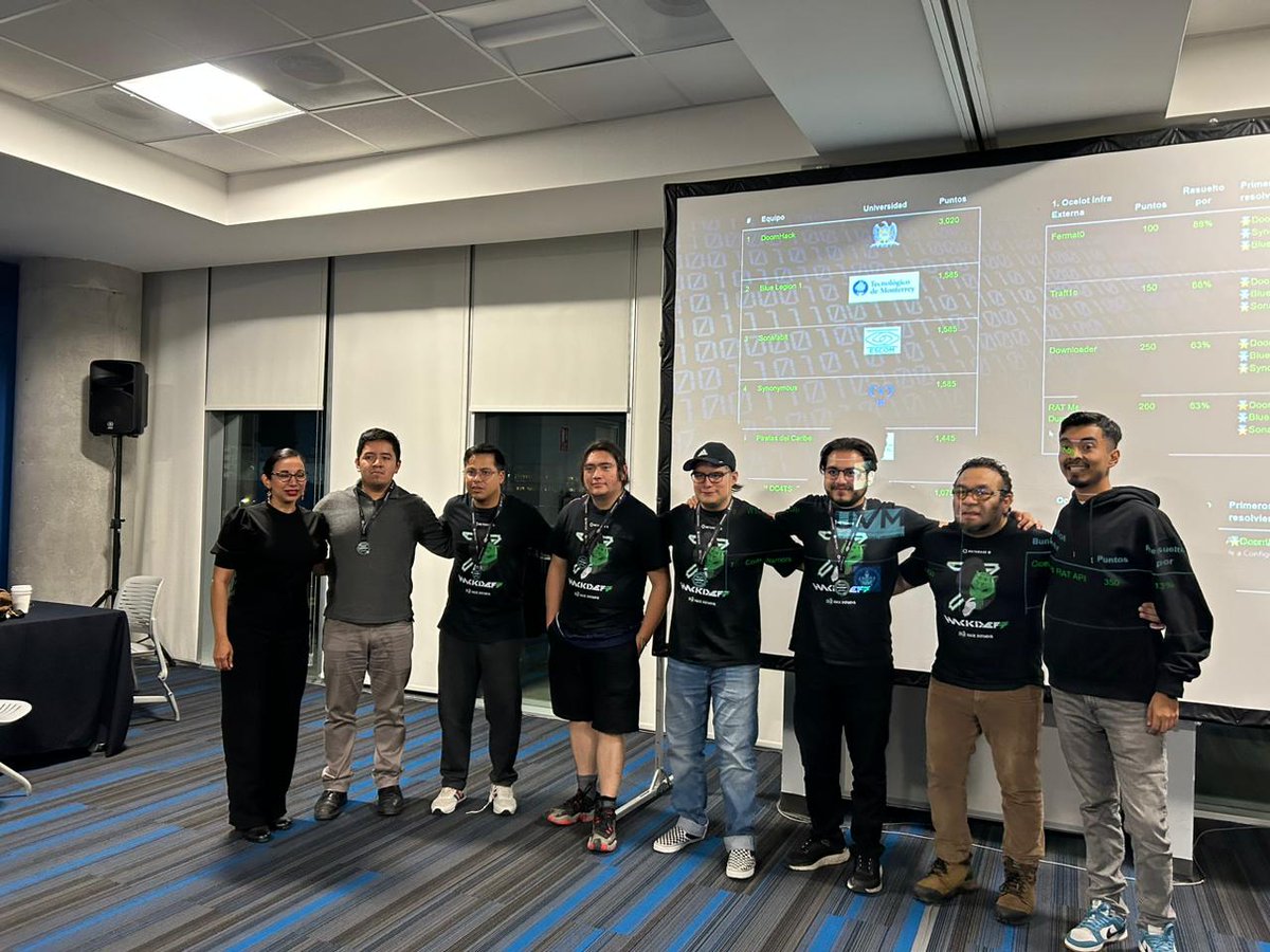 hackdef's tweet photo. Felicidades Tercer Lugar #Sonafabit de la ESCOM @IPN_MX en el #HackDef7 Finals!
@MetabaseQ
https://t.co/vjh1jta3E5 https://t.co/pDmXOo7oOy