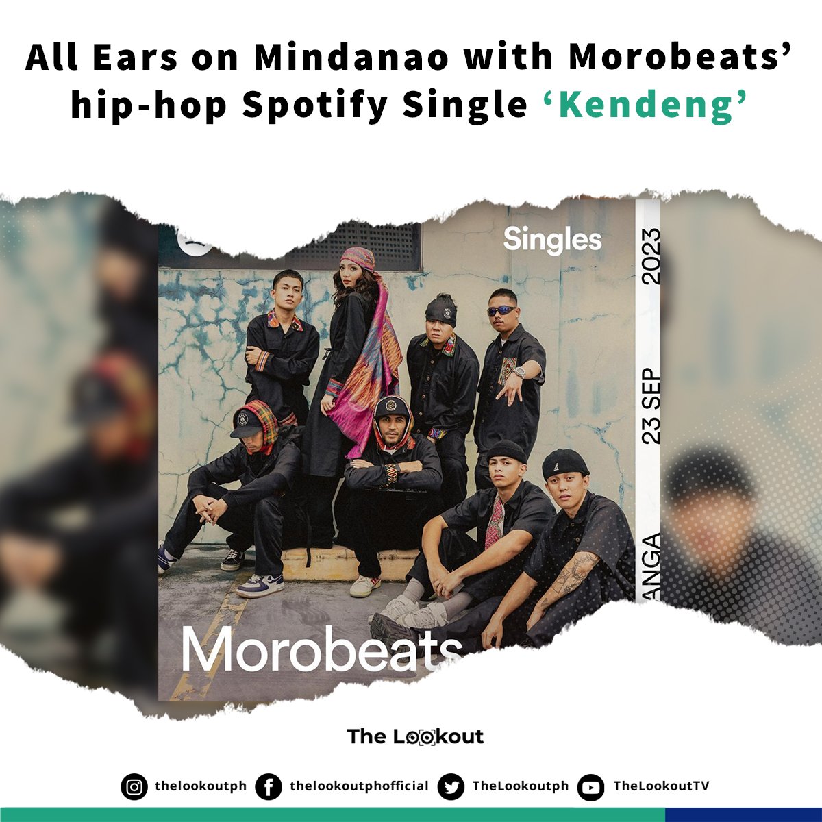 TheLookoutph's tweet photo. Mindanao-raised hip-hop collective Morobeatsis making its mark on the global music stage with its latest Spotify Single, โKendengโ.
READ: https://t.co/rmy1UWv4rs
#Morobeats #Kendeng #Spotify https://t.co/jrKAyPmtyq
