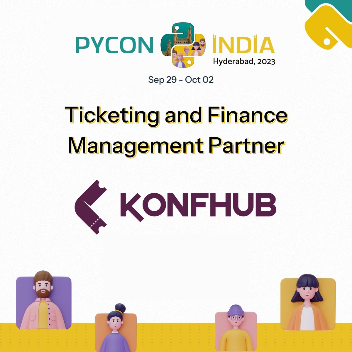 pyconindia's tweet image. Big thanks to @KonfHub for being the Ticketing and Finance management partner for #PyConIndia2023! 🙏💼 Your seamless support helped make this event a success. We appreciate your partnership and dedication! 🎉

#PyConIndia #PythonForAll #CodeCollaborateCelebrate