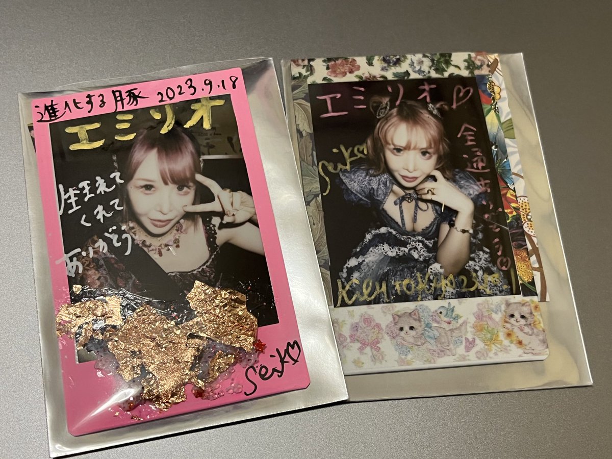チェキ届いた❣️ #大森靖子KILM2023 #大森靖子生誕祭2023