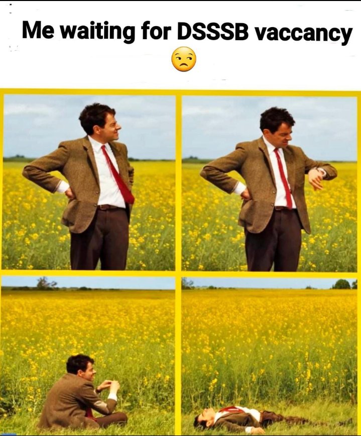 Im_Tamanna's tweet photo. Me waiting for #DSSSBPRT Vacancies...... 🕞🕣🕤🕛
#Release_DSSSB_VACANCIES #DSSSB_REFORM
@LtGovDelhi
@ArvindKejriwal
@AtishiAAP
@Oberoishelly
@PMOIndia @sarkari_result @socialjurist https://t.co/CPqbDyODNZ