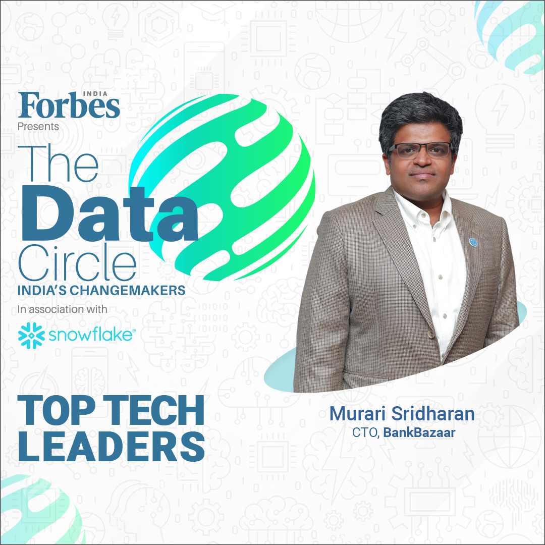 ForbesIndia's tweet photo. #Partnered Meet Murari Sridharan a true tech leader as he share his insights, strategies and vision for the future. Discover what it takes to lead in an ever-evolving world of technology.
#TheDataCircle #Snowflake @BankBazaar @SnowflakeDB https://t.co/u4MAFHRUwH