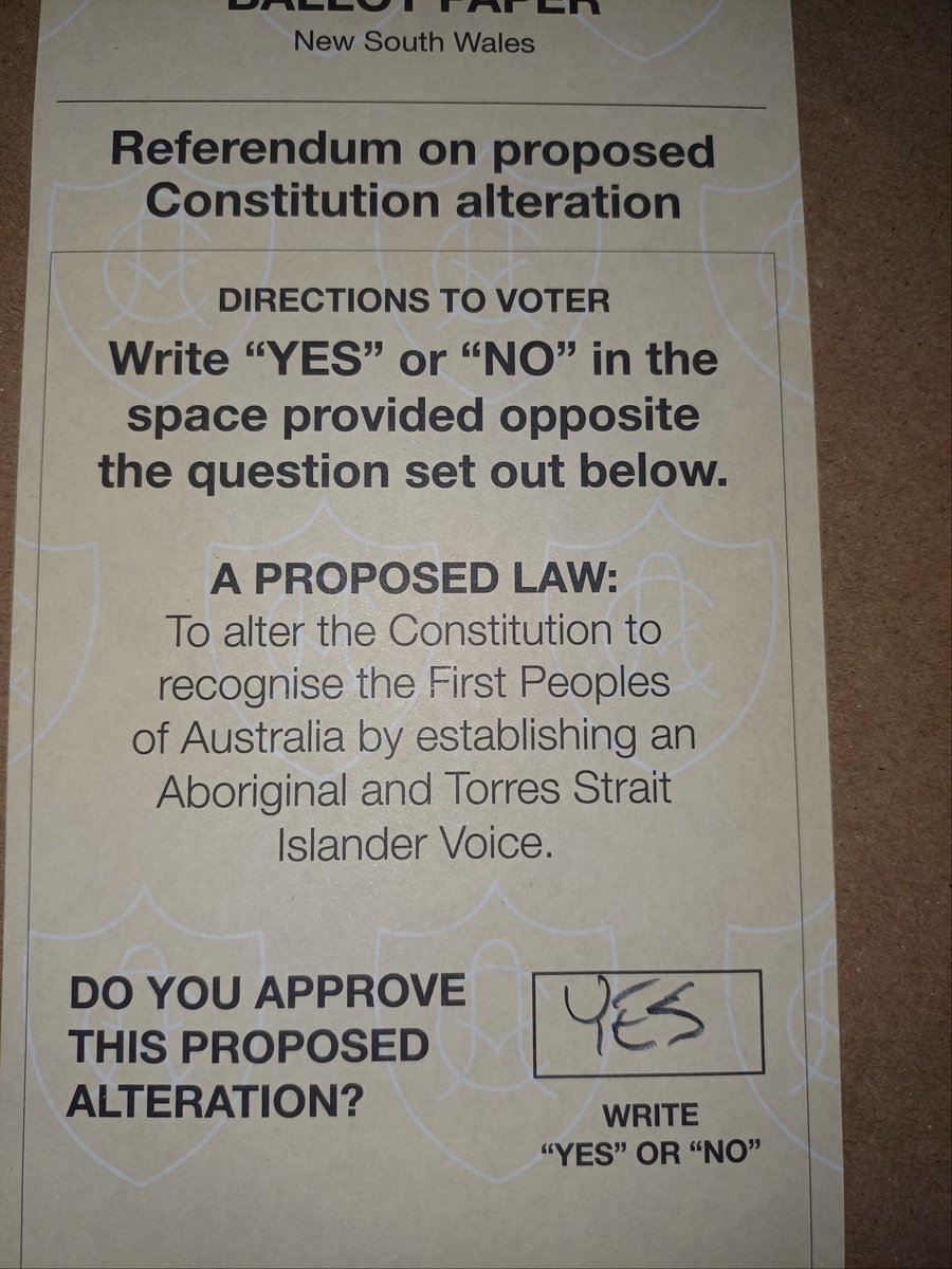 After much thought. Not for any past issues, not for any nonsense symbolism. But because of pragmastism, because I worry about the future, and because my hometown is near 25% indigenous, and a lot of things have gotta change for them ASAP. Also #DBAC. #thevoice #yes