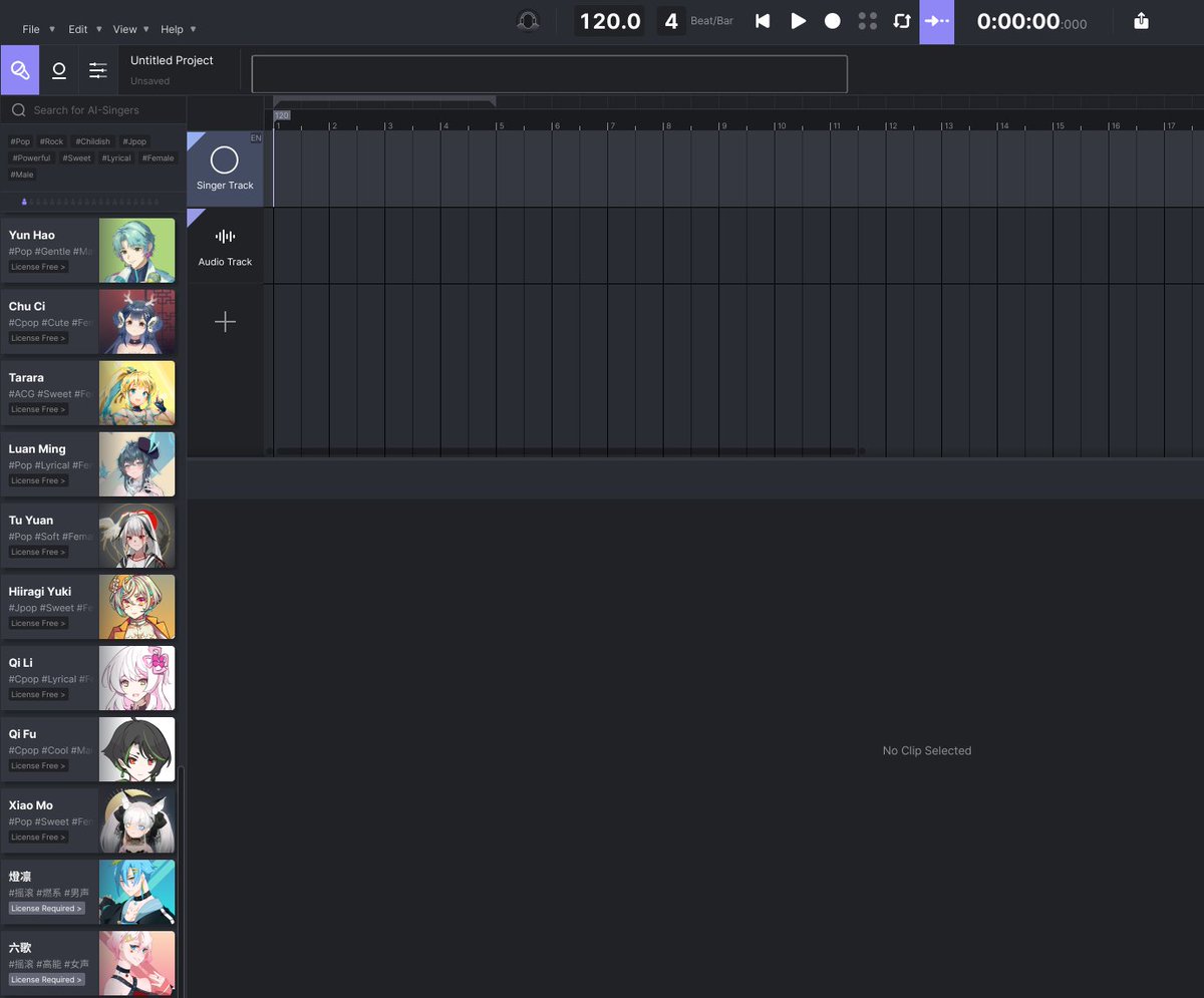 0_tomea's tweet image. きちゃ～！！！（ベータ版）
#ACEStudio #Trine_AI #Rokka_AI