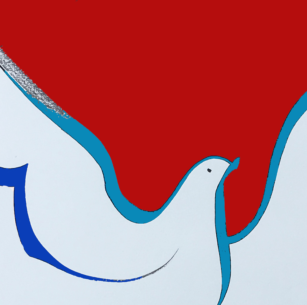 There is no way to peace, peace is the way. A.J. Muste (1885-1967)
لايوجد طريق نحو السلام، السلام هو الطريق. ابراهام ميست
Il n'y a pas de voie vers la paix, la paix est la voie.
#peace #paix #HassanMassoudy #calligraphy