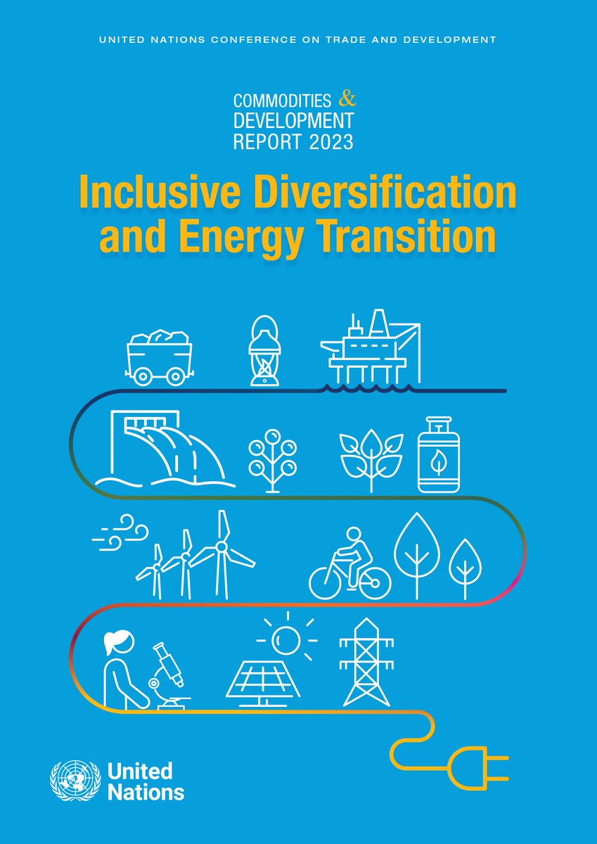 How commodity-dependent developing countries can inclusively diversify their economies amid the global energy transition? Explore @UNCTAD's Commodities and Development Report 2023. ➡️unctad.org/cdr2023