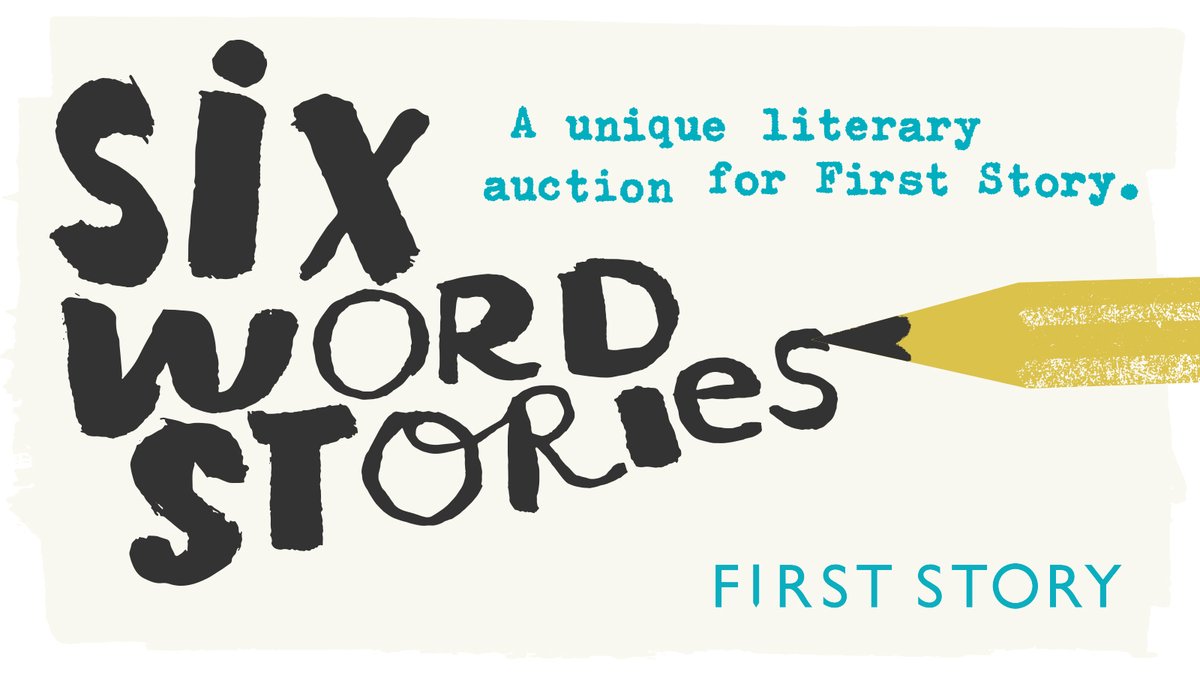 ✏️Our Six Word Story Auction is OPEN!✏️

Bid now for your chance to win a unique handwritten tale by acclaimed writers including Neil Gaiman, Linton Kwesi Johnson, Elif Shafak, Michael Morpurgo, Nikita Gill, Diana Evans and David Baddiel. 

View lots &amp; bid firststory.org.uk/six-word-stori…