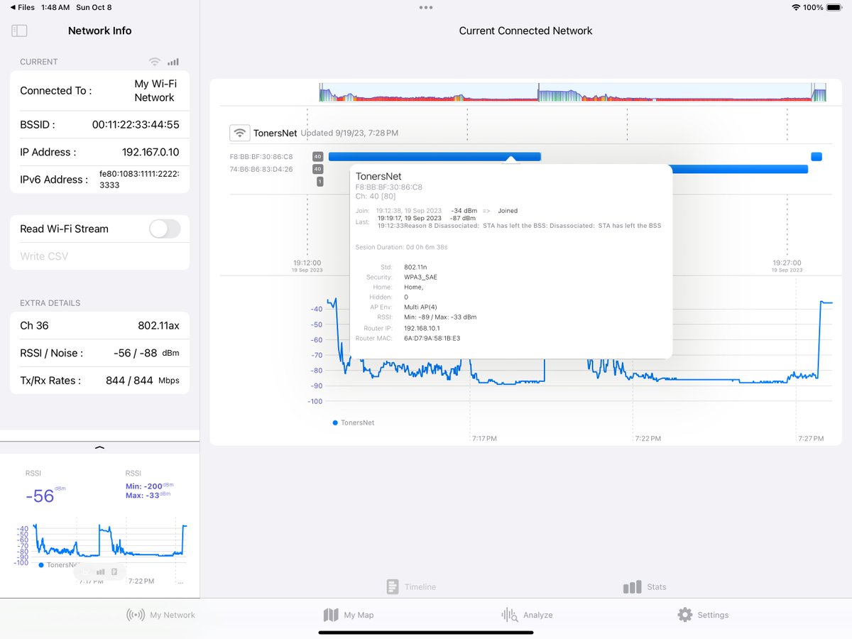 New Release: nOversight 5 for #iPhone/ & #iPad Now with live #WiFi monitoring direct on your device. All Apple device users can now explore, test, measure and monitor Wi-Fi without any additional hardware or tricks. apps.apple.com/gb/app/noversi…