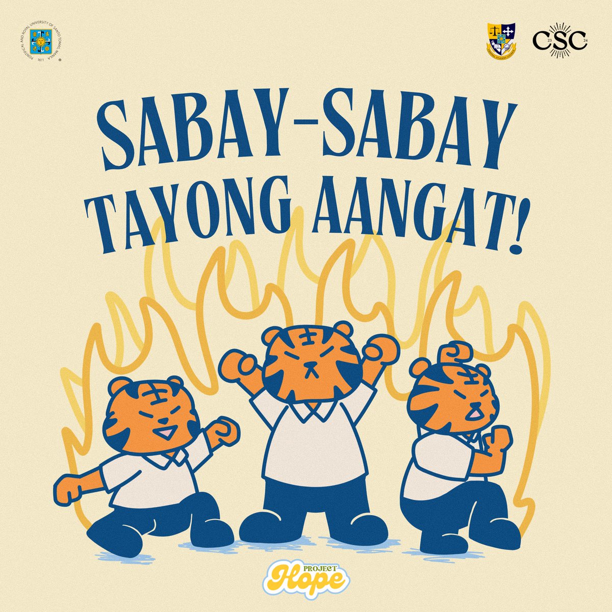 ust_csc's tweet photo. Sabay-sabay Tayo Aangat!

Tigers, it’s exam season and here’s some quick study tips that you and your friends can do during this prelims season!

#USTCSC2324
#TogetherWithHope
#ThomasianWellness
#EmbraceTheDawn

Written by: Jedd Leano
Board by: Angeline Taquiqui https://t.co/caBV7Ba8cw