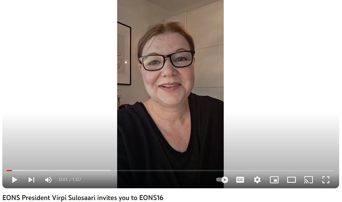 📢 Join us at #EONS16, the premier cancer nursing conference in Madrid, Spain, from 21-23 Oct 2023! 🌟 Register now for innovation, learning, and building back better in healthcare bitly.ws/LUrf 🎥👉watch President Virpi's invite: rb.gy/dezrj #CancerNursing