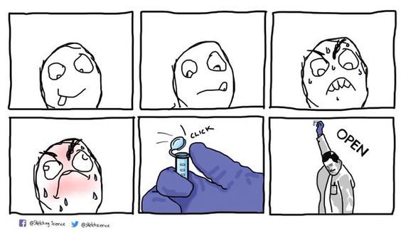 GenScript's tweet photo. And 100 more to go.... 😄
#sciencehumor #biologymemes #lablife #laboratory #biotechstudents #phdlife
Image from: SketchingScience https://t.co/zlfbhg4m85