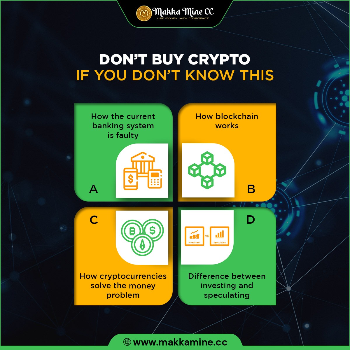 DON'T BUY CRYPTO IF YOU DON'T KNOW This❌
.
🌐 makkamine.cc 🌐
.
#earning #makemoney #makemoneyonline #income #profit #moneymaker #passiveincome #earnmoney #cryptocurrency #investment #business #money #financejobs #makkamine